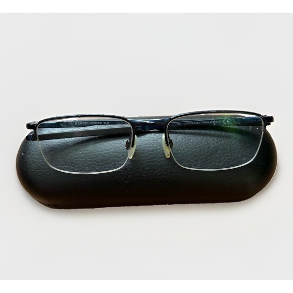 Oakley Other - Oakley Mens Barrelhouse 0.5 Half Rim Rectangle Eyeglasses OX3174-0453 Matte Blue